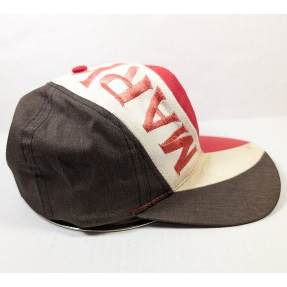 Vintage Maryland Terrapins Hat READ Snapback Twin Enterprise Stripe 90s Terps - Picture 5 of 13